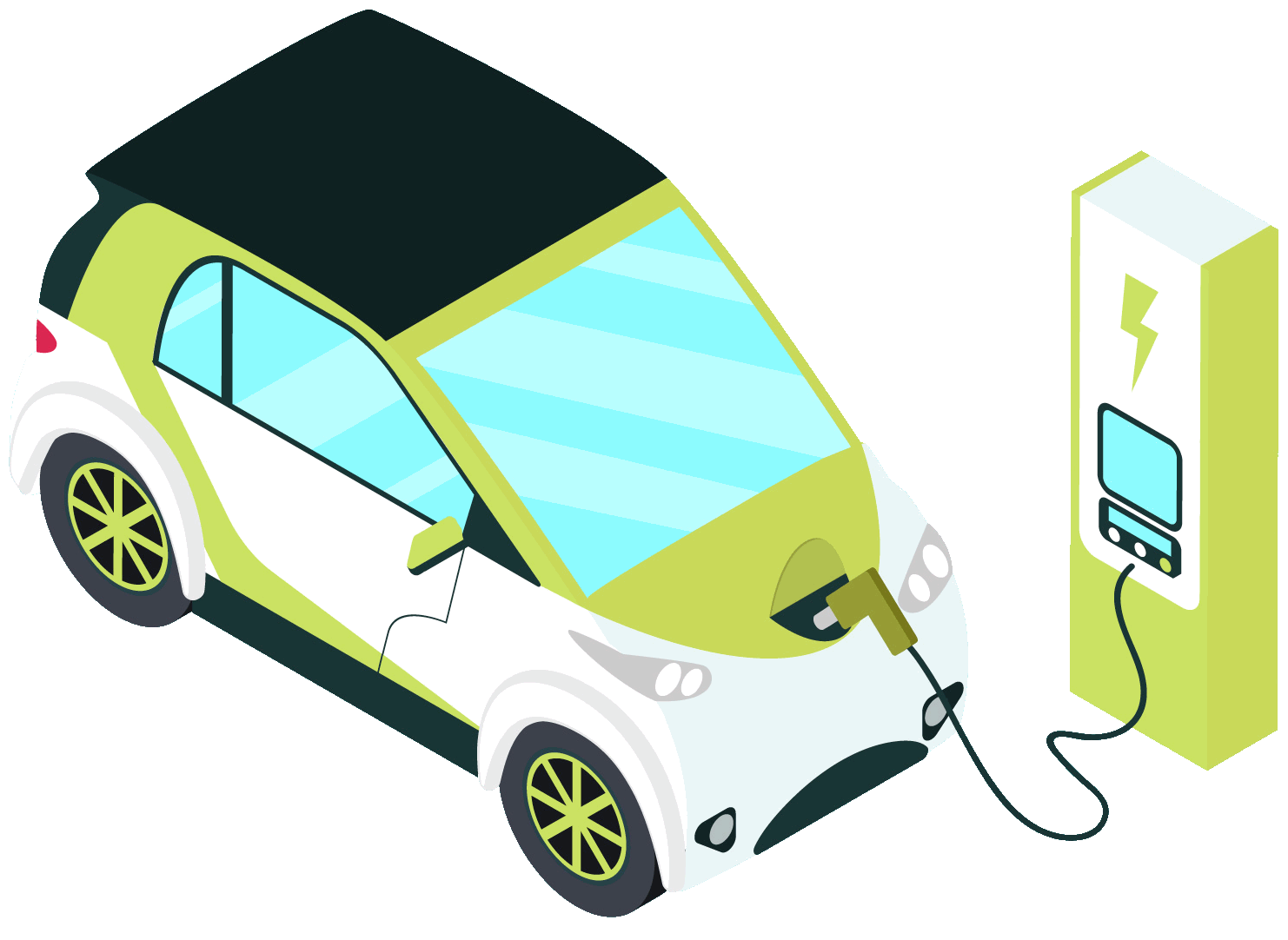 Bild på en elektrisk bil